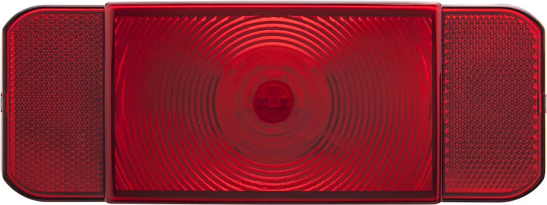 RVSTLB60FS – OPTRONICS Trailer Light, Stop/ Turn/ Tail Light LED Rectangular 12.8 Volt DC Passenger Side Black Base A...